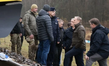 Туск: Експлозијата на железничката линија Варшава- Лублин е невиден чин на саботажа