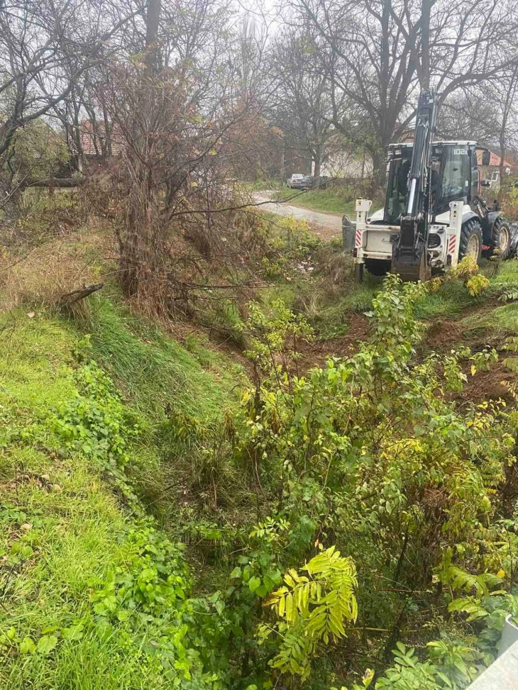 Општина Ранковце изврши прочистување на одводните канали