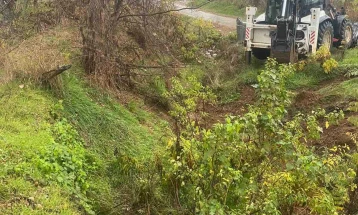 Општина Ранковце изврши прочистување на одводните канали