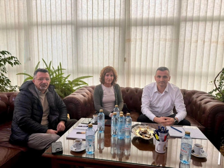 Средба на дебарскиот градоначалник Меља со претставници на ЕВН