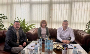 Средба на дебарскиот градоначалник Меља со претставници на ЕВН