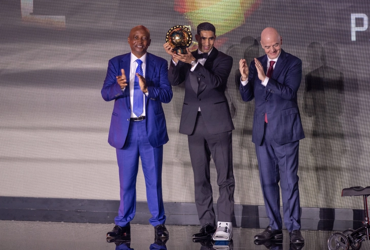 Hakimi shpallet futbollist afrikan i vitit