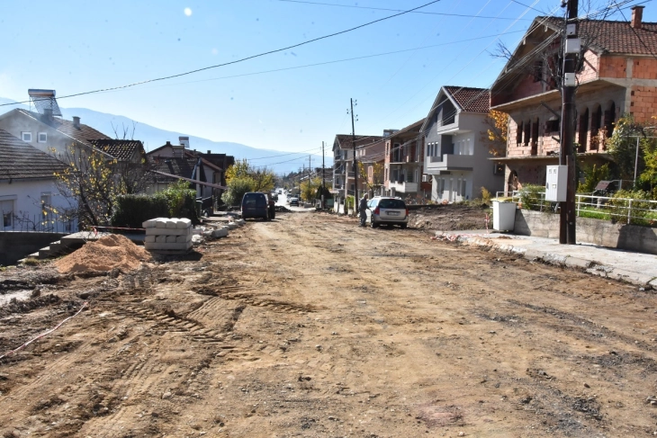 Се реконструира дел од улицата „Бел камен“  во Кочани