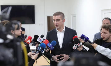 Мицкоски: Прифатлив е процентот од 0,35 отсто од БДП за судиите и обвинителите, како држава за правосудниот систем одвојуваме повеќе од 75 отсто членки на ЕУ