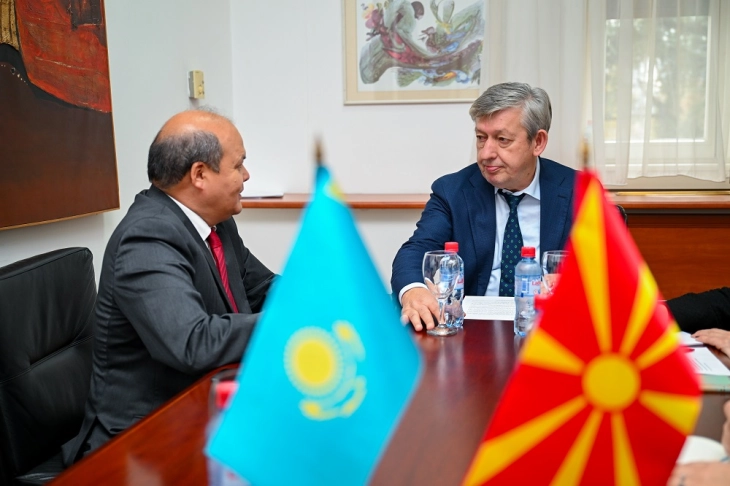 Средба Џафери - Буршаков: Потенцијали за зголемена трговска размена со Казахстан