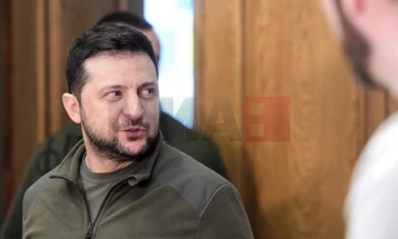 Zelenski u takua me delegacionin e Pentagonit