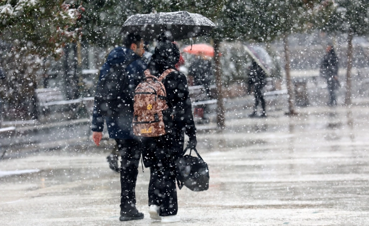 Weather: Windy with downpours; high 19°C