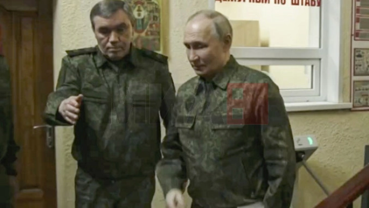 Putini vizitoi stacionin komandues të forcave ruse, dëgjoi raportin e personave të lartë ushtarakë për situatën rreth Kupjanskit