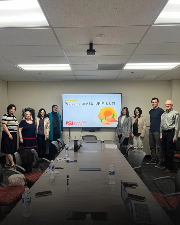 Delegacion i Universitetit të Tetovës realizoi vizitë studimore në Universitetin e Arizonës