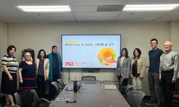 Delegacion i Universitetit të Tetovës realizoi vizitë studimore në Universitetin e Arizonës