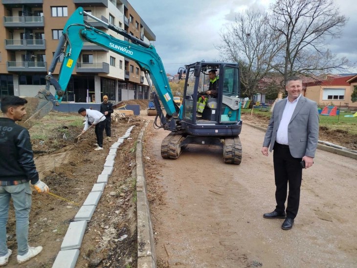 Се градат нови улици во централното градско подрачје на Делчево