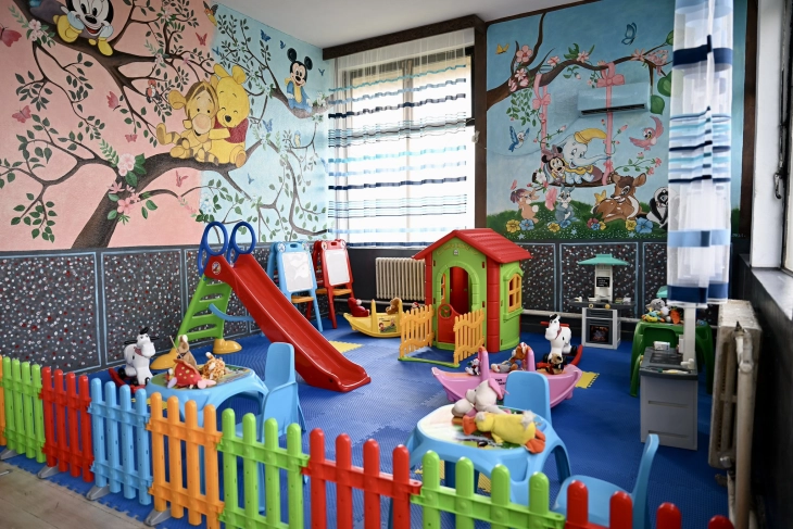 Children’s corner supported by EU and Council of Europe inaugurated in Idrizovo Prison