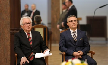 Sevdail Demiri and Resul Shabani - recipients of November 22 state award