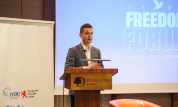 Mucunski në IYDU Freedom Forum: Të ardhmen e formojnë gjeneratat e përgatitura për përgjegjësi