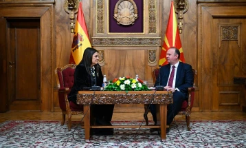 Гаши и делегација од Сенатот на Шпанија разговараа за европската перспектива на Северна Македонија