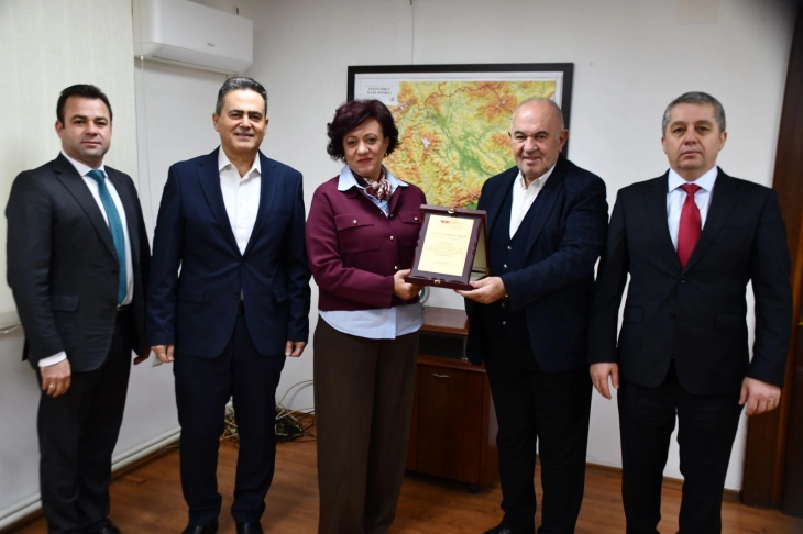 Градоначалничката Стаменкоска Трајкоска на средба со делегација од МАТТО