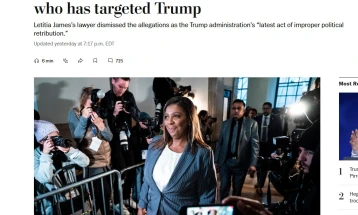 Федерален судија ги отфрли кривичните постапки против поранешниот шеф на ФБИ и обвинителката на Њујорк