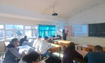 УЈП со едукативни активности во средното училиште „Ацо Русковски“ во Берово