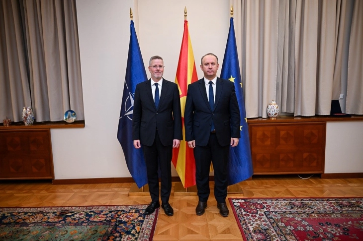 Средба на претседателот на Собранието Гаши со новоименуваниот амбасадор на Швајцарија, Зомер