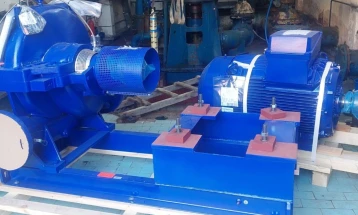 Целосно нова опрема за пумпната станица за вода „Метропол“ кај Охрид