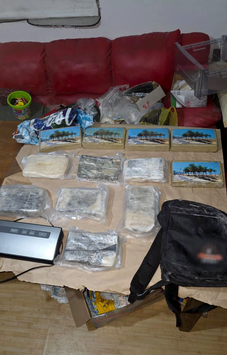 Policia në Beograd ka konfiskuar 12 kilogramë kokainë