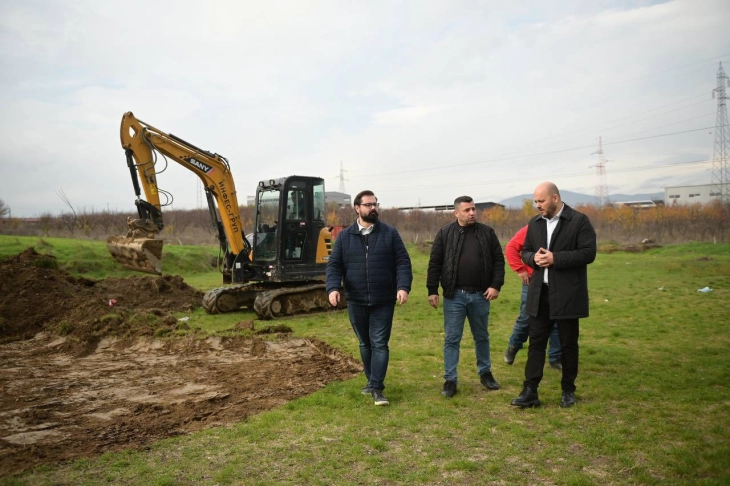Градоначалникот Костовски изврши увид во изградбата на СРЦ во Кучевишка Бара