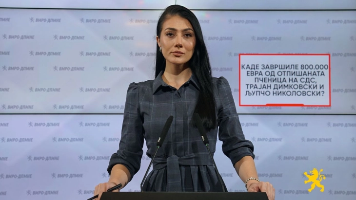 Андоновска: Каде завршиле 800.000 евра од отпишаната пченица на СДС