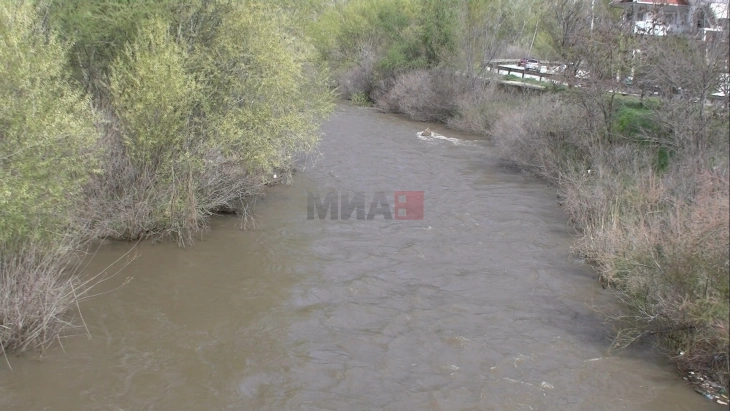 Нема опасност од излевање на Брегалница во градот Штип