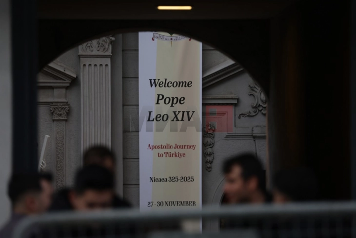 Папата Лав Четиринаесетти денеска во Истанбул и Изник: средби, посета на свети места и чествување на Никеја