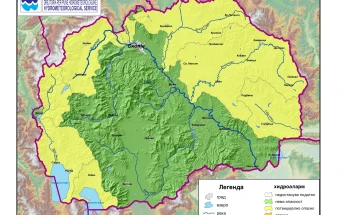 Жолто ниво на предупредување од поплави, постои потенцијална опасност од излевање на реките