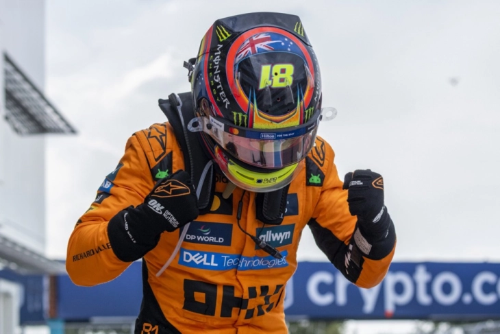 Piastri takes Qatar sprint pole in warning to Norris