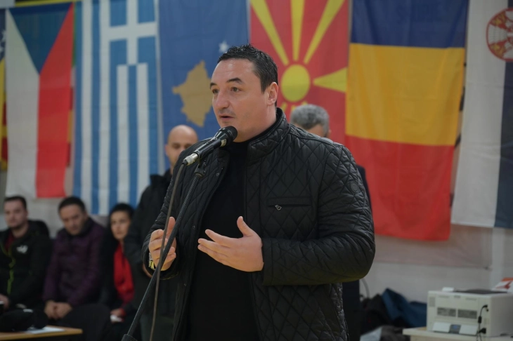 Министерот Ристовски го отвори Меѓународниот карате турнир „Гранд при Скопје 2025“