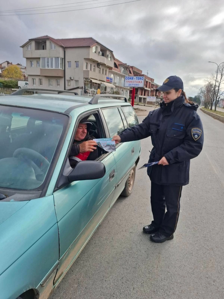 Превентивна акција за безбеден сообраќај во Делчево