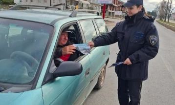 Превентивна акција за безбеден сообраќај во Делчево