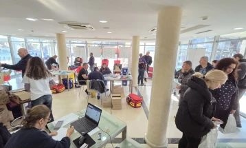 Во крводарителска акција во Велес собрани 99 крвни единици