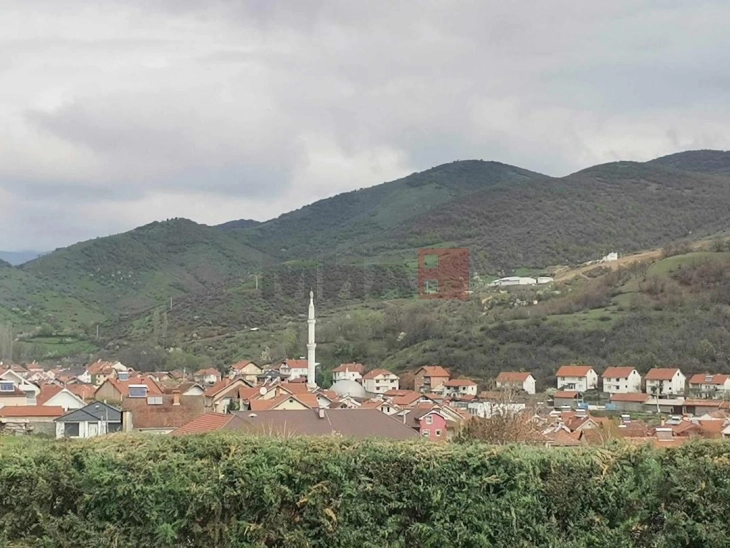 Лизгање на земјиште на влез во село Липково