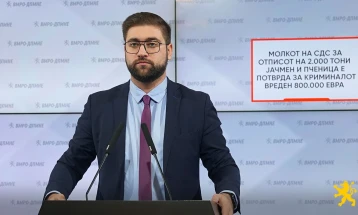 Манасиевски: Молкот на СДС за отписот на 2.000 тони јачмен и пченица е потврда за криминалот вреден 800.000 евра  