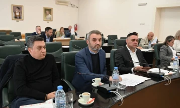 Конститутивна седница на Совет за развој на Вардарски плански регион, за претседател избран Ќиро Нацков