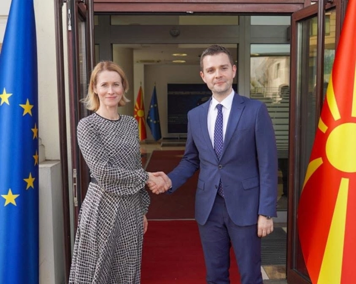 Муцунски во Брисел на средби со Калас и Руте