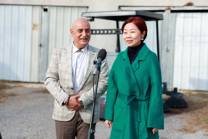 Амбасадорката на Кина во посета на Свети Николе