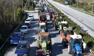 АМСМ: Повторно блокиран сообраќајот за сите видови на возила на граничниот премин „Евзони“, за влез и излез во Грција
