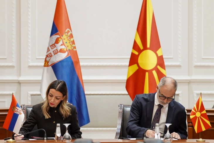 Вицепремиерот Стоилковиќ и српската министерка за економија Месаровиќ потпишаа Меморандум за соработка