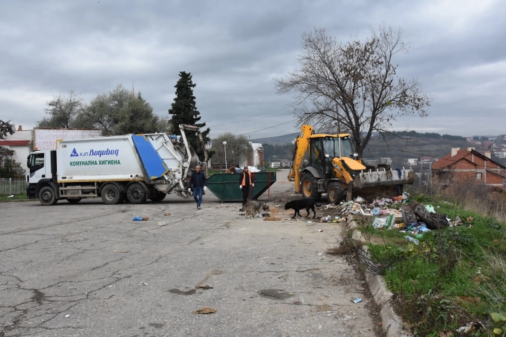 КЈП „Водовод“ повторнo со акција за чистење на контејнерите кај „АСНОМ“