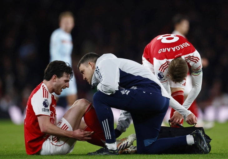 Рајс и Москера се повредија на натпреварот против Брентфорд