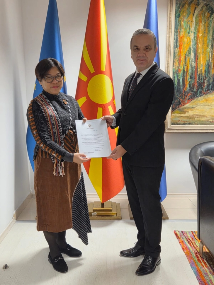 Заменик-министерот Димитровски ги прими копиите од акредитивните писма на амбасадорите на Република Молдавија, Република Индонезија и Социјалистичка Република Виетнам