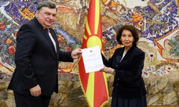 President Siljanovska Davkova receives credentials of new ambassadors of Moldova, Indonesia, Vietnam