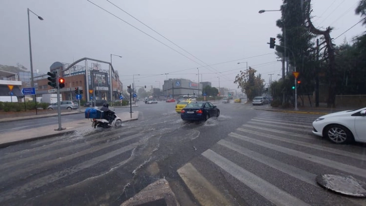 Roads flooded, schools closed in Greece as storm hits Aegean