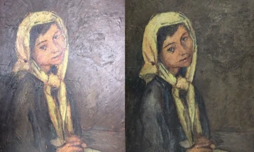 Студенти од ФЛУ направија конзерваторско-реставраторски третмани врз две дела од Никола  Мартиноски