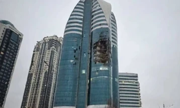 Украински дрон погоди една од најпрепознатливите згради во Чеченија