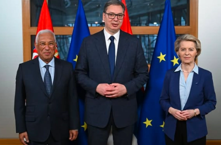 Вучиќ следната недела на средба со Фон дер Лајен и Кошта во Брисел